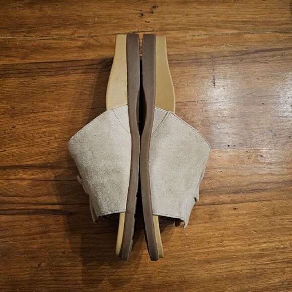 Vionic Palm Roni Suede Slides Sandals Beige VS385/15271928 Women’s US 9 EU 41 - Picture 5 of 7